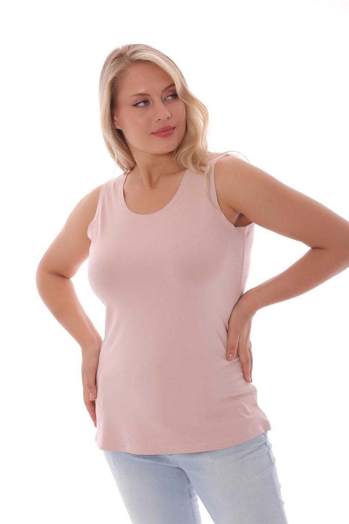 Женская стильная футболка большого размера, базовая блузка из норки с широкими бретелями