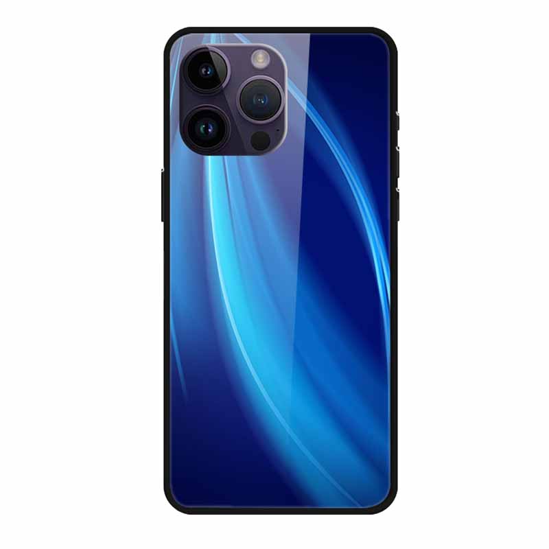 Закаленное Стекло Чехол Для iphone 15 Pro Max Чехол Жесткое Стекло Задняя Крышка Мягкий ТПУ Бампер Для iphone 16 Pro Max Чехол для Телефона 16Pro Max