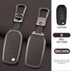 Leather Zinc Alloy Car Key Case For Renault GT Line Kadjar Captur Megane Sandero Stepway Logan Clio5 Arkana For Renault GTline