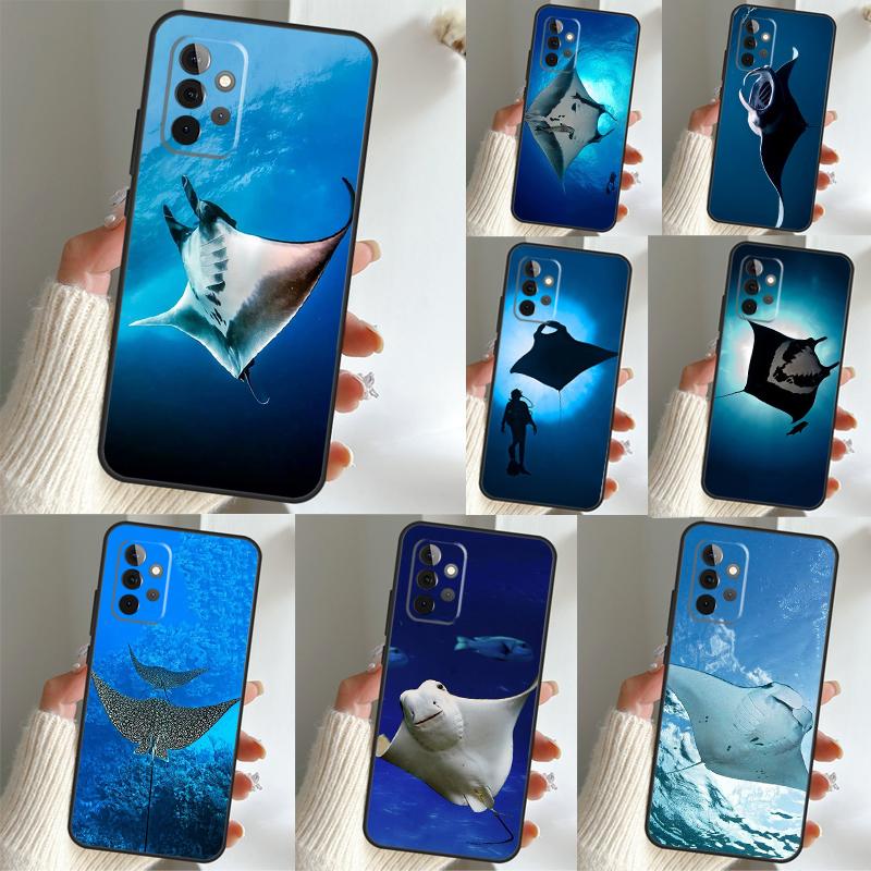Чехол для телефона Animal Manta Ray для Samsung Galaxy A51 A71 A12 A22 A32 A52 A72 A13 A23 A33 A54 A53 A34 A73 A21S A52S