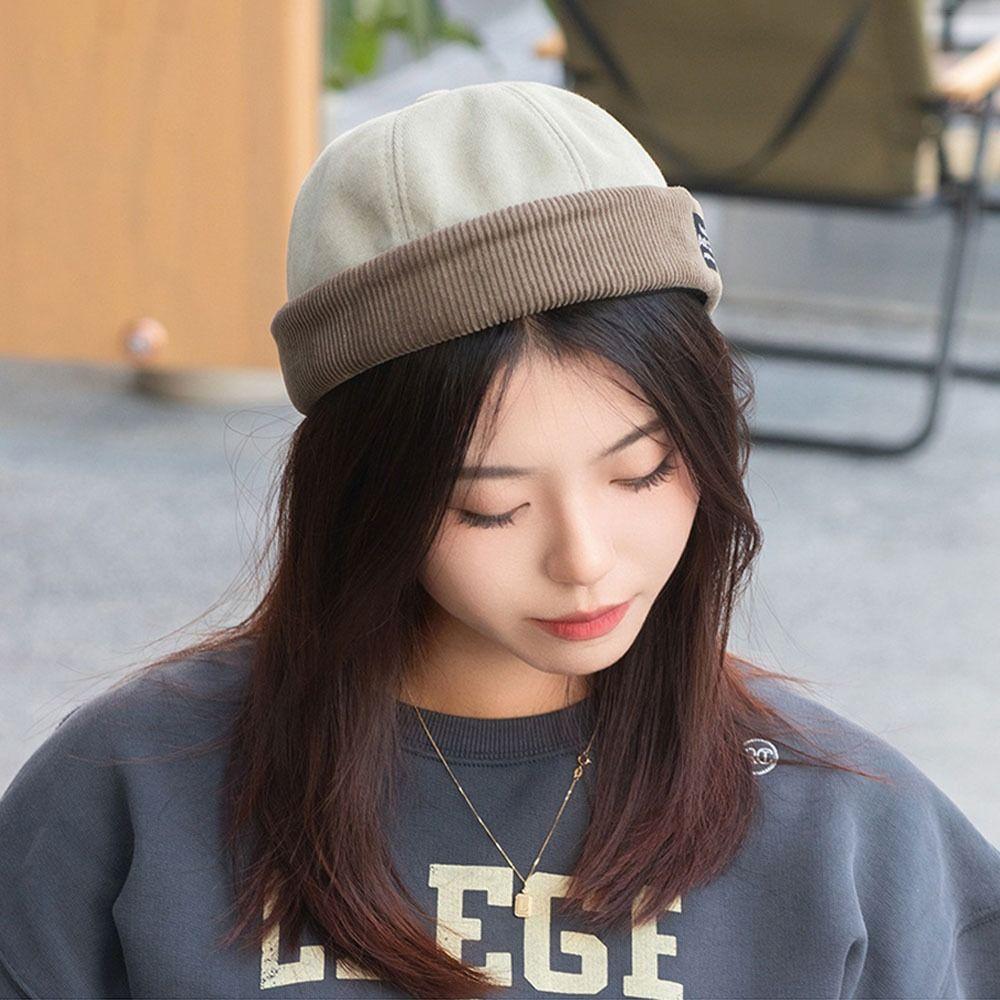 Теплая шляпа владельца Вельветовая вельветовая кепка Портативная кепка Докера Женская