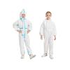 Детский одноразовый защитный комбинезон - Водонепроницаемый, Маслостойкий, Пыленепроницаемый, Нетканый материал, Белый изолирующий костюм на все тело