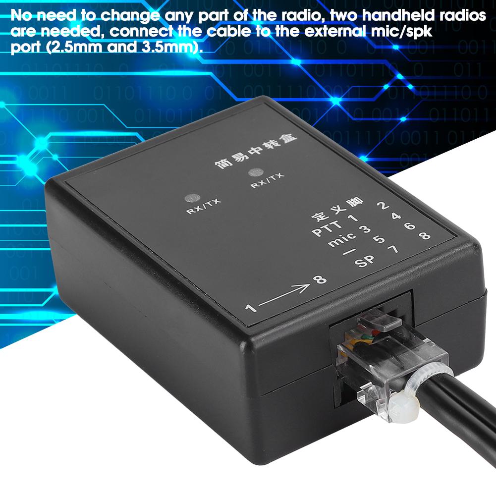 Двустороннее реле, ретранслятор рации, K-разъем для радио UHF 400–470 МГц