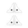  For Alfa Romeo Car Sticker 4Pcs Car Door Corner Anti-collision Sticker Anti-scratch Protector For Alfa Romeo Giulia MiTo 147 156fgh2