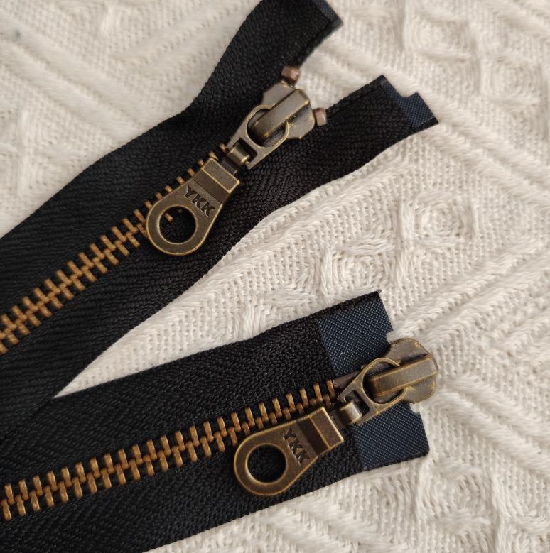 YKK №. 5 Металлическая молния с двумя замками для курток и свитеров