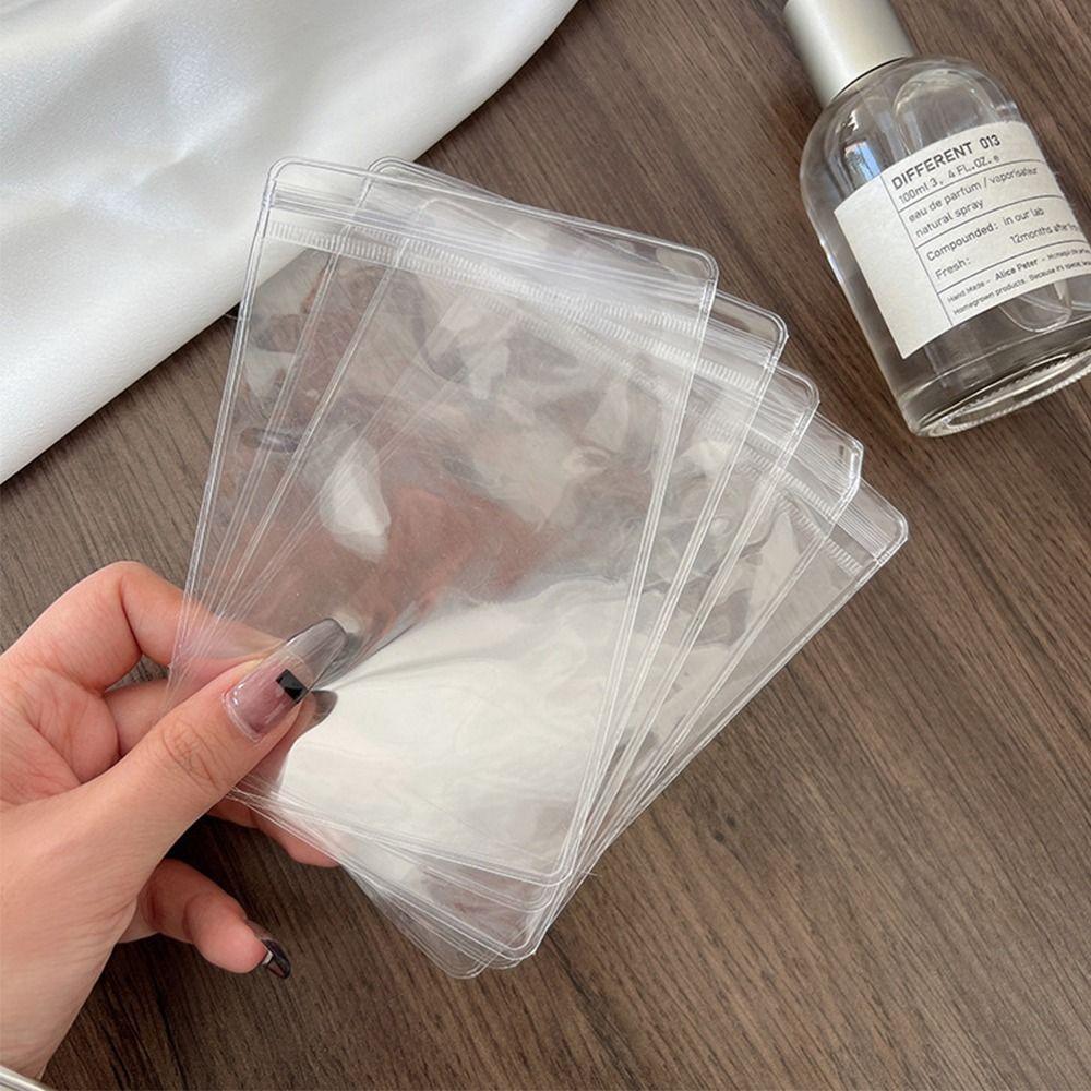 Мешочки для хранения ожерелий, браслетов, колец, Ювелирный мешочек, Пакеты с застежкой-молнией, Самозапечатывающийся пакет, ПВХ-пластик