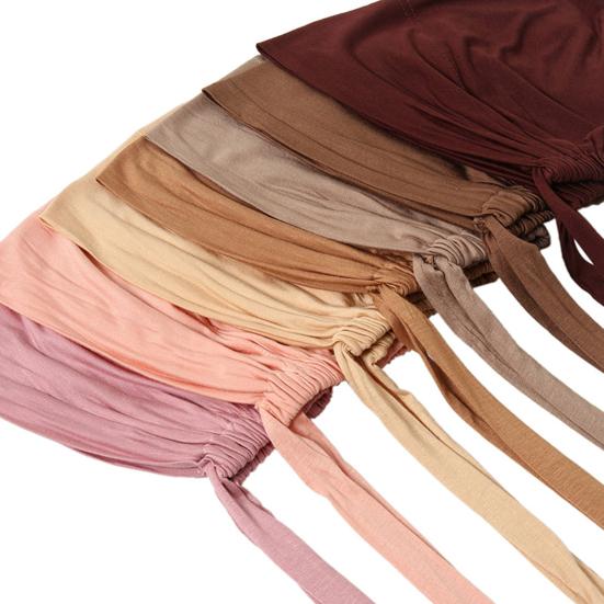 Женская основа для головы, однотонная эластичная лента, противоскользящая дышащая, один размер, защита головы, этническая шляпа для химиотерапии, головные уборы для пациентов