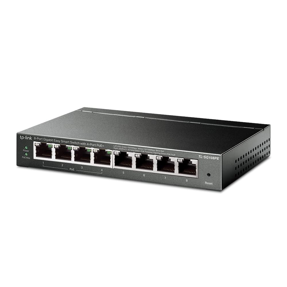 Switching Hub PoE Giga 8 Port PoE Auto 5 Year Warranty TP-Link MDI/MDI-X TL-SG108PE