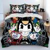 3D Print Game Cuphead Mugman Bedding Set Duvet Cover Bed Set Quilt Cover Pillowcase Comforter King Queen Size Boys Adult