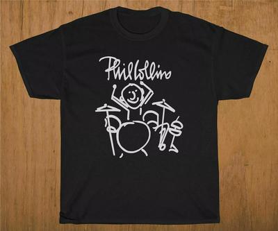 Футболка Phil Collins Pop Rock Band Genesis Полный размер S-5XL Унисекс Футболка