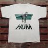 Редкая футболка из хлопка с принтом 'Hum Band You'd Prefer an Astronaut' Унисекс