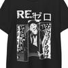Футболка Аниме ReZero Субару, Рем и Эмилия, Унисекс Одежда для Отаку, Ваифу Кавайи Ями Футболка, Фигурка Re Zero Косплей Идея для Подарка
