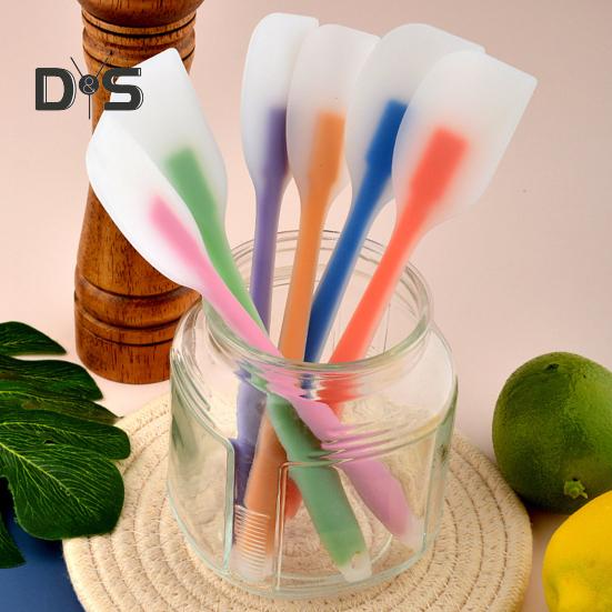 Лопатка для крема с антипригарным покрытием для приготовления десертов, портативный термостойкий скребок для выпечки, кондитерский инструмент