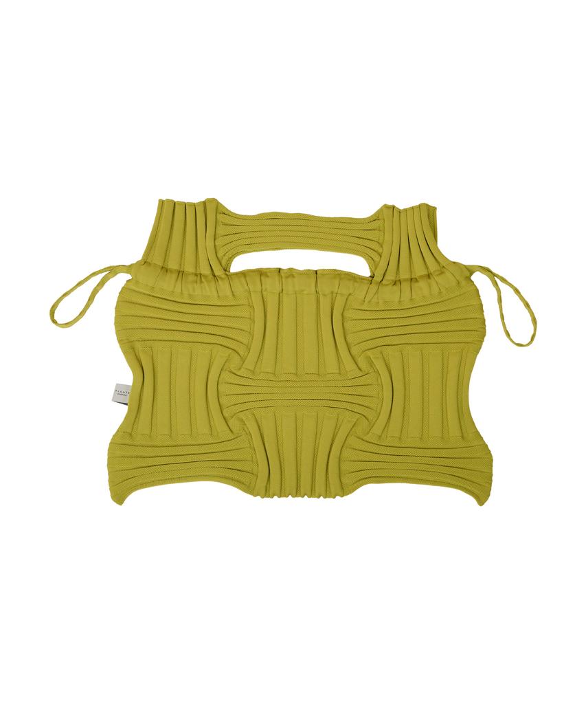 Сумка Pleatsmama с большим бантом Оливковый