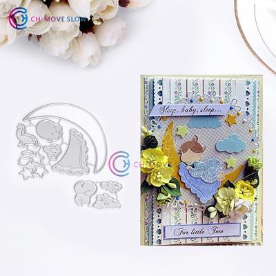 Moon Baby Скрапбукинг DIY Форма для ножа для резки Форма для ножа из углеродистой стали Головоломка Тиснение