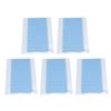5 Sheets Wig Double Sided Adhesive Tape Blue Waterproof Antislip Professional Hair Extensions Styling Tool