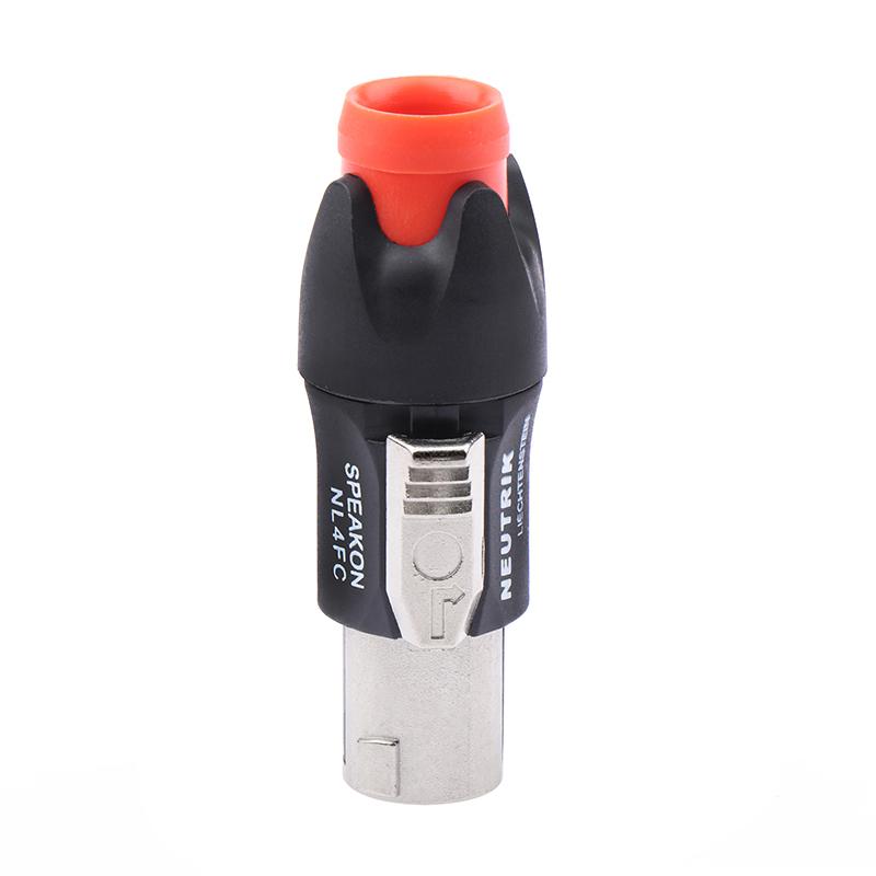 Металлический 4-контактный омический разъем профессиональный аудиоразъем Stage Slightly аксессуары для акустических проводов без пайки Nl4Fc