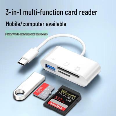 Многофункциональный USB 3.0 Type-C OTG кард-ридер
