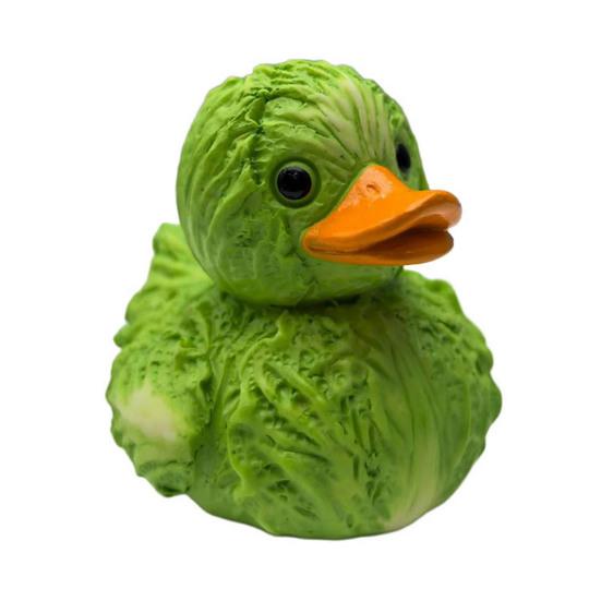 Vegetable Duck Figurine 3D Tomato Mushroom Duck Statue Resin Vegetable-Themed
