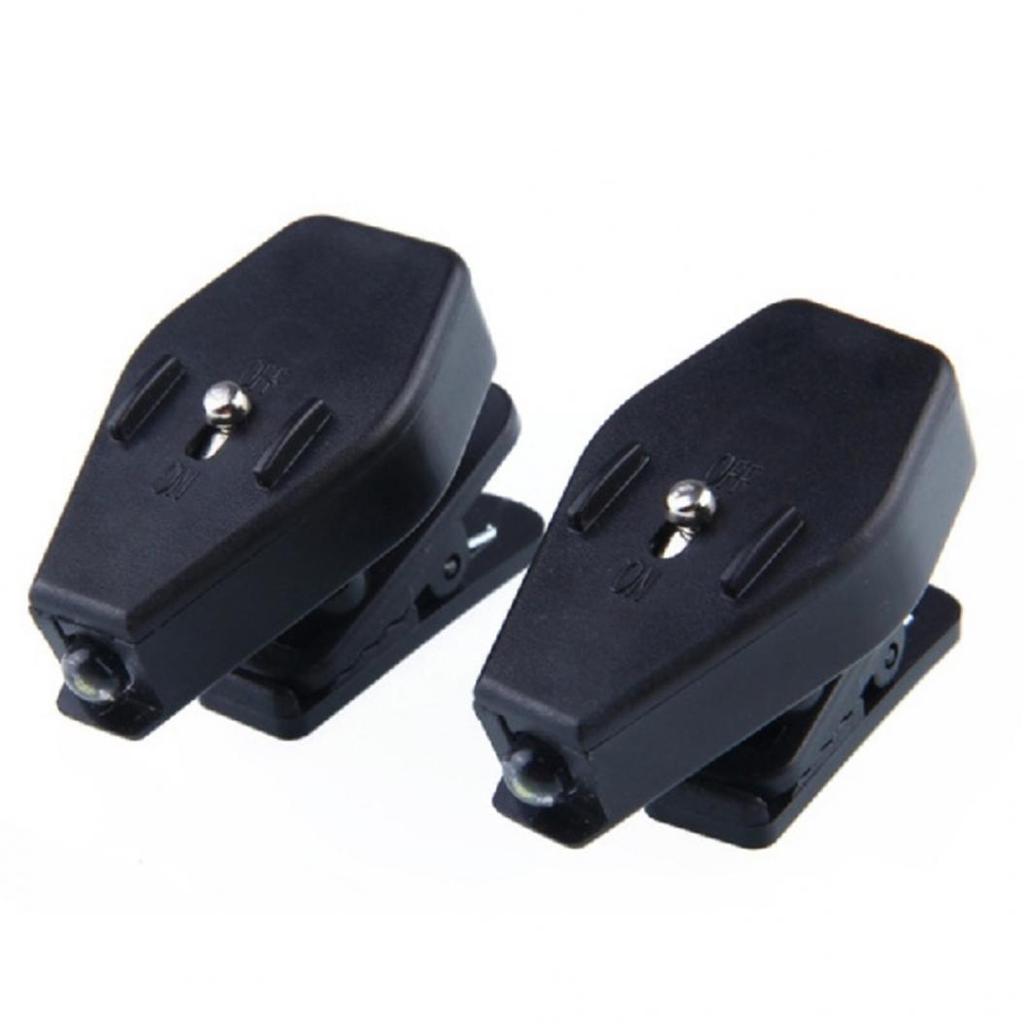 Portable Mini LED Light Glasses Clip-on Lamp Reading Illumination Outdoor Tool