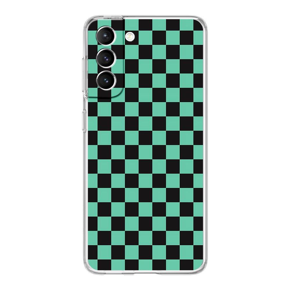Клетчатый чехол для телефона Samsung Galaxy S23 Ultra S22 5G S20 S21 FE 5G S10E S9 S8 S10 Plus Мягкий прозрачный чехол