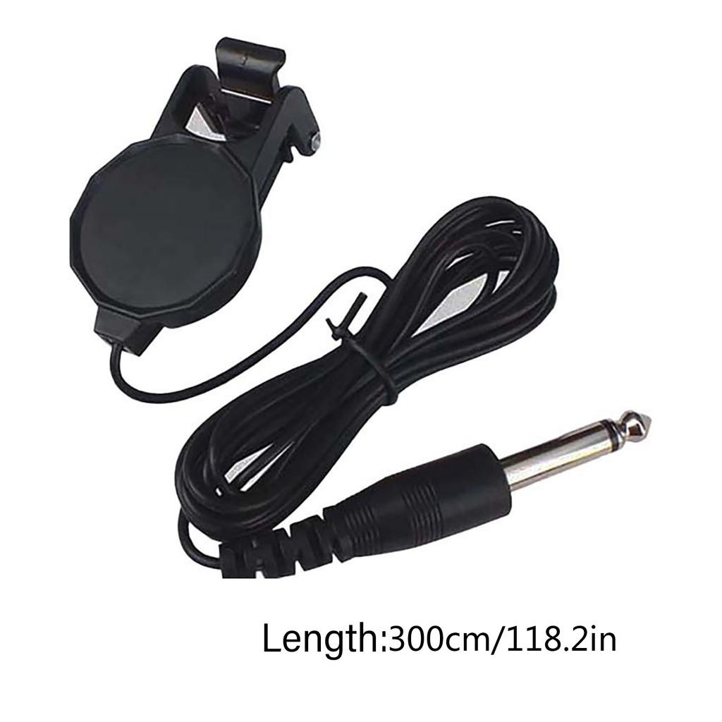 Звукосниматель для акустической гитары Пьезо-звукосниматель Клипса Контактный микрофон Пьезо-звукосниматель для гитары Укулеле Скрипки Запчасти Простой в использовании