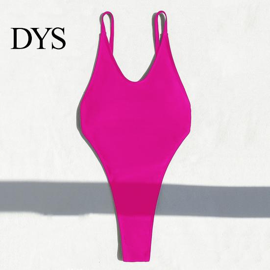 Monokini Swimsuit Women Sexy V-Neck Sleeveless One-piece Backless Design Figure-Enhancing Fit Bikini for