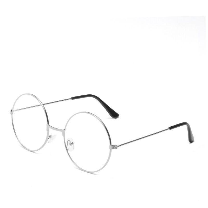 Оправа очков Harajuku для мужчин и женщин Tide Ultra-Light Декоративная оправа Ретро Круглая оправа Prince Flat Mirror Trend Frame