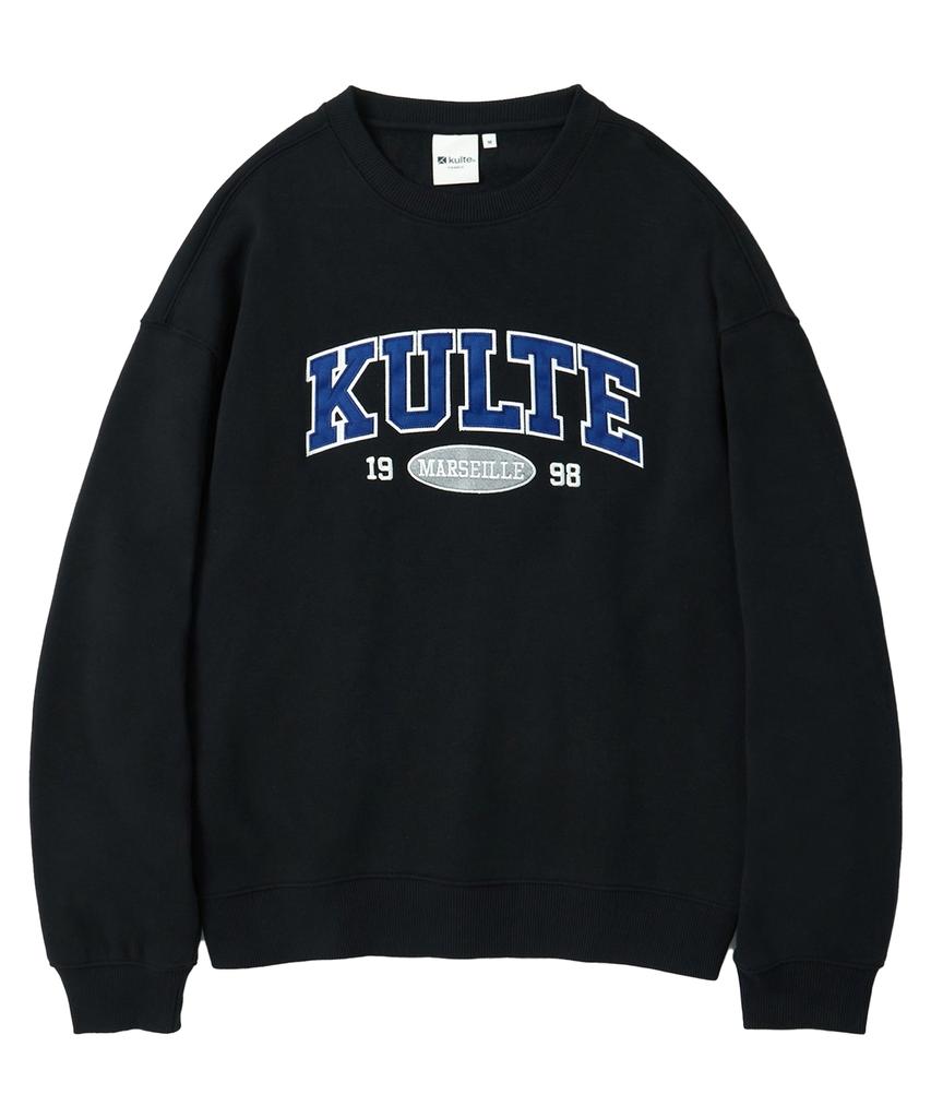 KULTE Twill Arch Logo Crewneck Black