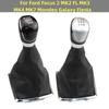 5/6 Speed Car Styling Gear Shift Knob Collar Gaiter Boot Case For Ford Focus 2 MK2 FL MK3 MK4 MK7 Mondeo Galaxy Fiesta