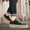 Весенние мужские кроссовки, высококачественные дизайнерские удобные туфли на платформе, повседневные мужские туфли на шнуровке, нескользящие вулканизированные туфли