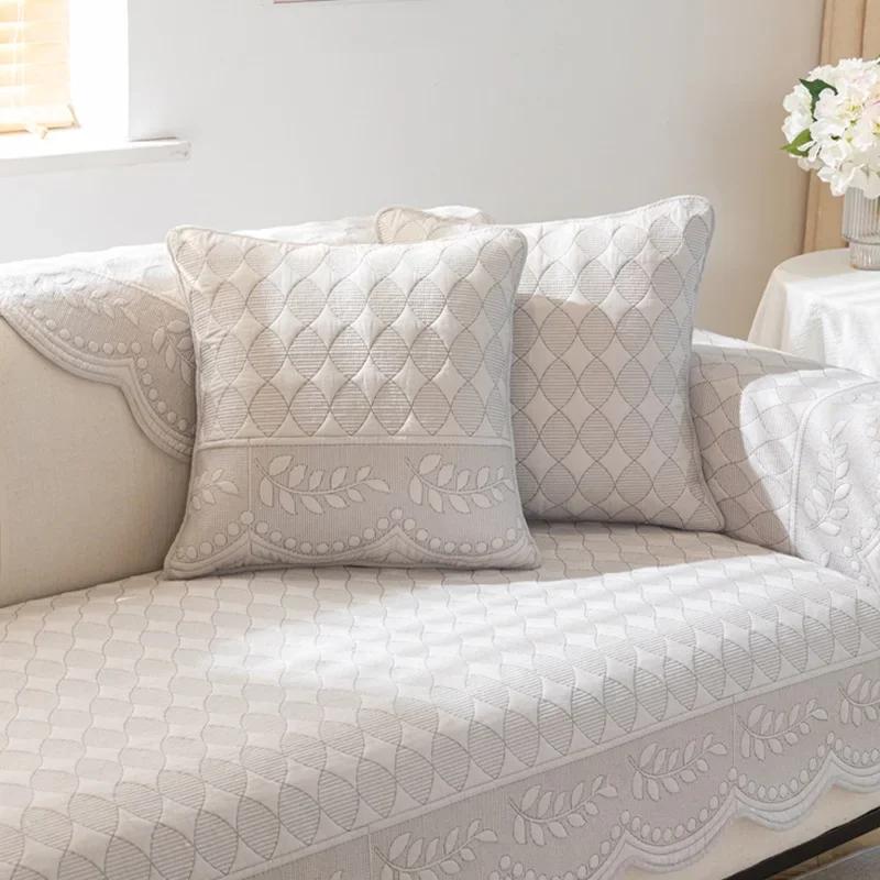 Жаккардовый диван-подушка коврик для гостиной хлопковый Г-образный диван полотенце чехол против грязи домашние животные детский диван чехол защита дома