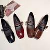 Модные балетки Женские Весенне-осенние Мэри Джейн Новые 2025 Красные Большого размера Женская обувь 41-43 Роскошные женские туфли Zapatillas