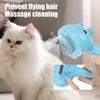 Cat Steam Brush 3-in-1 Pet Spray Hair Removal Comb with Release Button And Tank USB Rechargeable Shedding Grooming Brush for Long Short Hair Cats Dogs