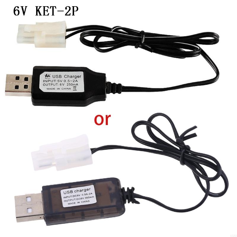 KET-2P Plug 4.8V/7.2V/9.6V NiCd NiMH Battery Charger For RC Toys Robot Car Boat Tank Remote Control Car USB Charger
