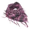 Unisex Scarf Cotton Shawl with Tassels Plaid Pattern Keffiyeh Scarf for Winter Work Street Wear