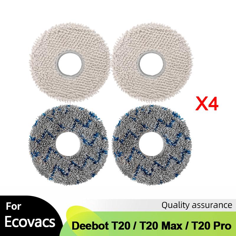 For ECOVACS Deebot T20 Omni / T20 Max / T20 Pro Vacuum Cleaner Accessories Main Side Brush Mop Cloth HEPA Filter Dust Bag Parts
