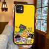 Cartoon K-KAKAO CUTE F-FRIENDS For IPhone 11 12 13 14 15 16 Pro Max Plus X XS MAX Shockproof Matte Back Cover
