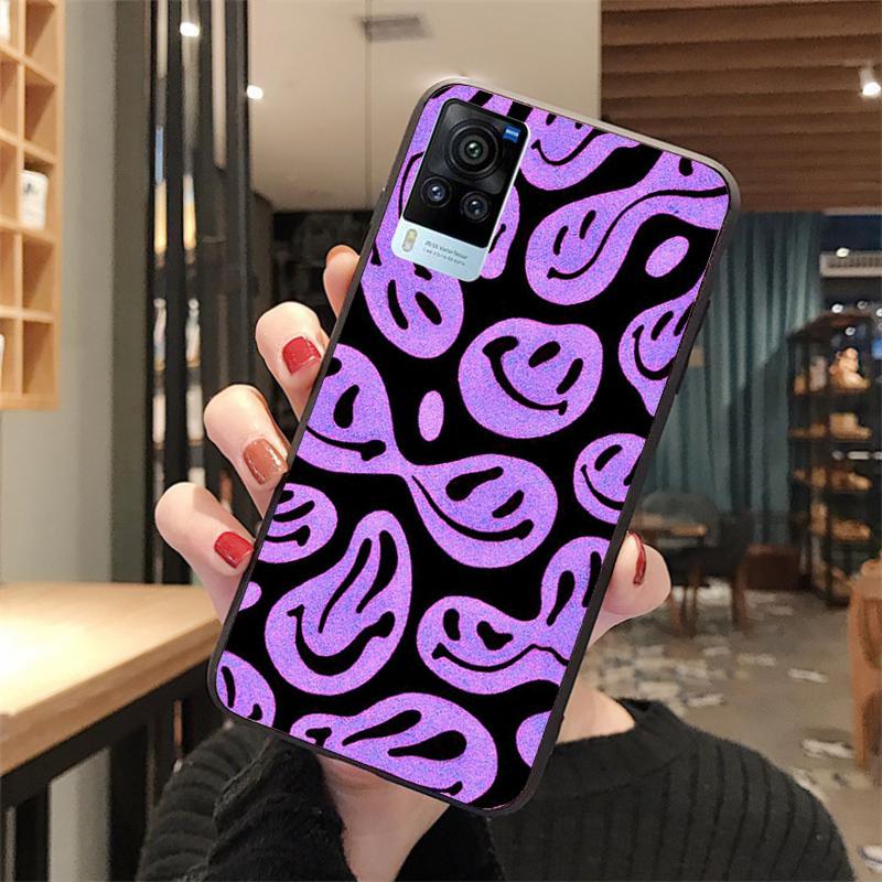 Чехол для телефона Trippy Smiley для VIVO V21E V21 V23 V23E V2109 Y53S Y33S Y55 Y76 Y31 Y21 Y72 Y01 Y21S Y11S Funda Coque