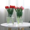 Transparent Square Acrylic Flower Rehydration Buckets with Handle