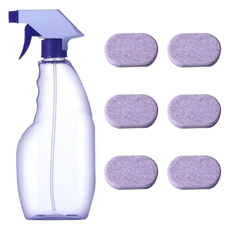 Мгновенный Смесь Очиститель Кухни 1 Спрей Бутылка 6 Таблеток Устраняет Стойкие Жирные Пятна Запахи Для Поверхностей, Контактирующих с Пищей