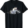 Смешная футболка с мемом "Huh Cat", Huh! Футболка с мемом про кота