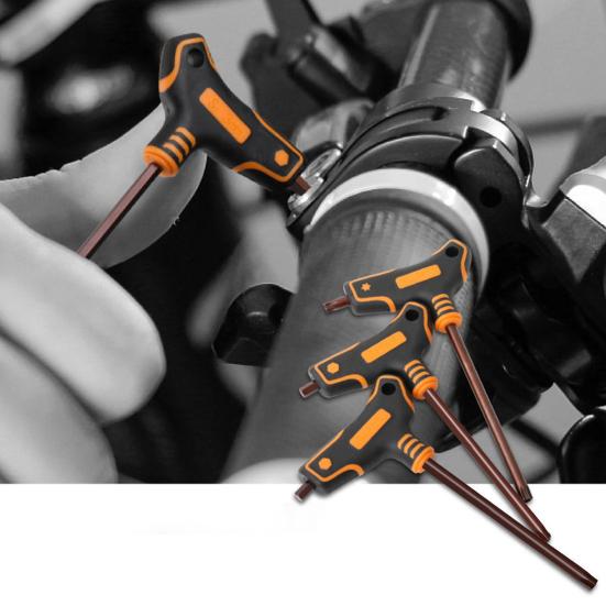 Внутренний шестигранный ключ с Т-образной ручкой, ручные инструменты, шестигранный ключ из хром-ванадиевой стали, оборудование для шестигранных ключей