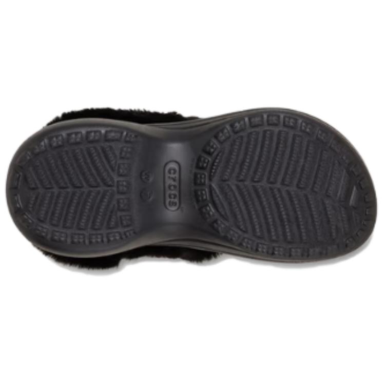 Crocs Ретро Повседневные Клоги Маленький Кит Женские Клоги Черные 211753-001