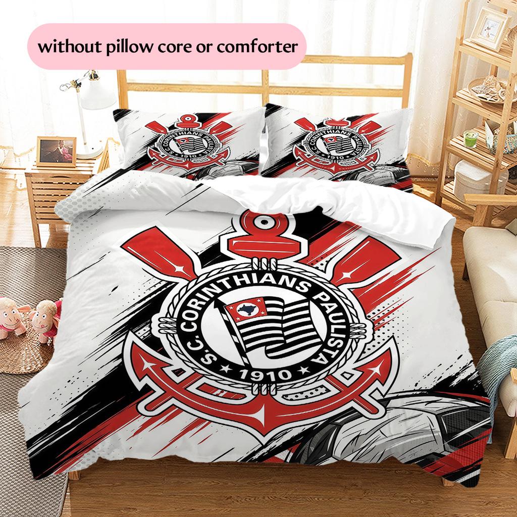 Corinthians Pattern Bedding Quilt Set Home Decoration Gift (1 * duvet cover + 2 * pillowcase without core)
