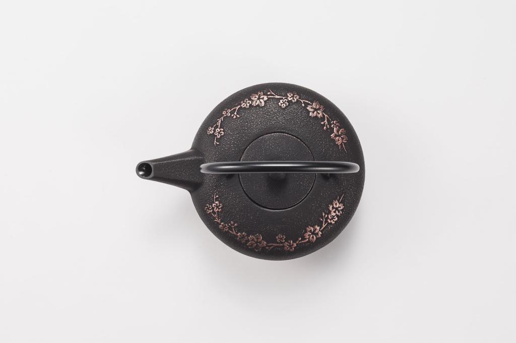 Чайник Iwachu Wasakura Enamel Inside Nambu Ironware 12288 Серебристый/Черный 0,6л