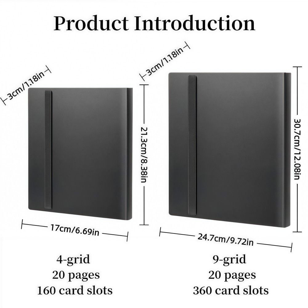 Альбом для коллекции карточек на 9 карманов, 20 страниц, файл для коллекции карточек для MTG, TCG, бейсбольных карточек