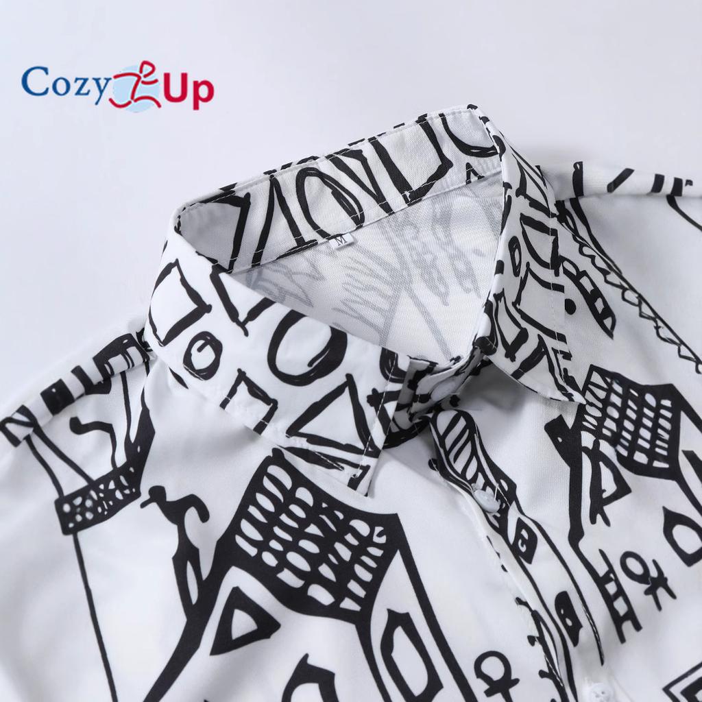 Мужская черно-белая расписанная вручную мужская рубашка с коротким рукавом, мужская рубашка, лето 2025, новинка