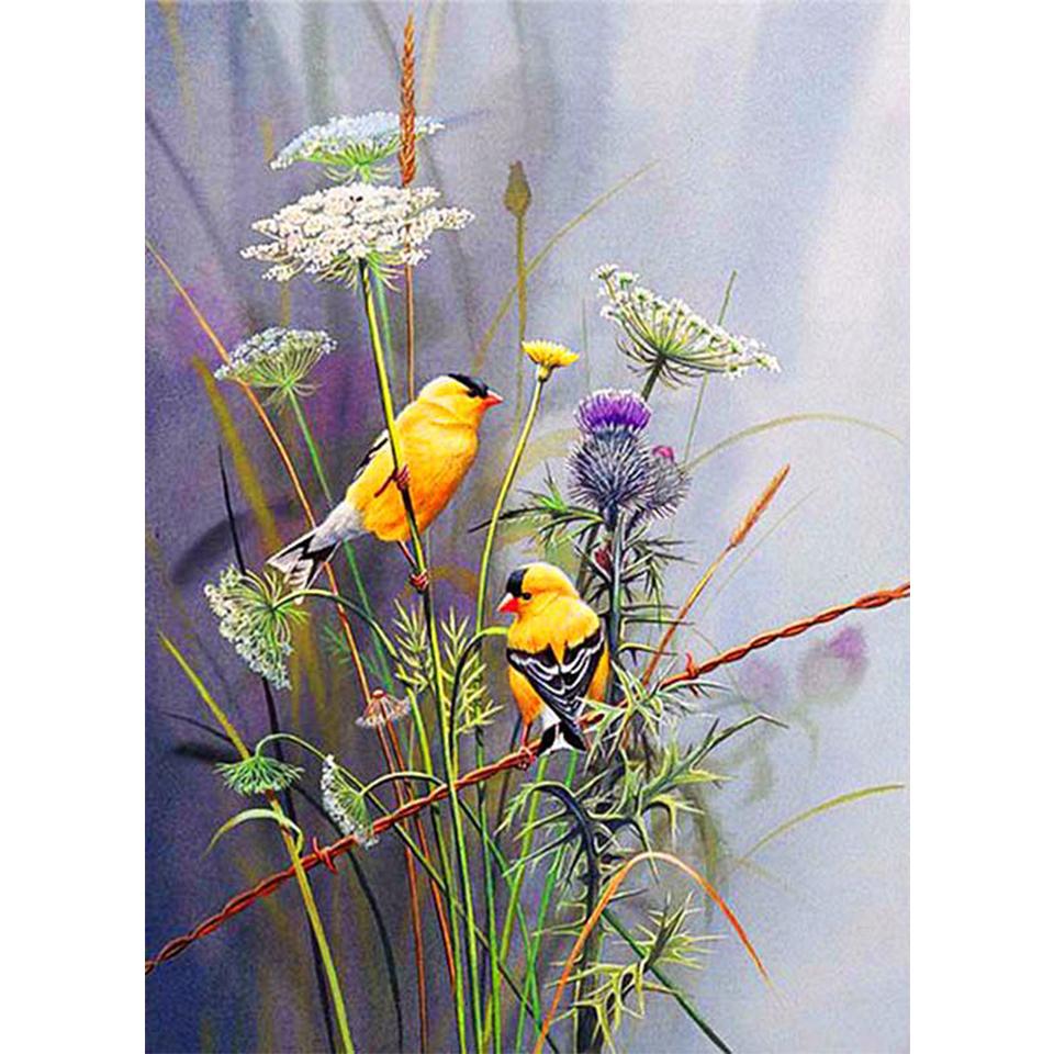 5D DIY Diamond Painting Animal Bird Cross Stitch Kit Full Diamond Embroidery Gift Mosaic Art Rhinestone Decoration Picture