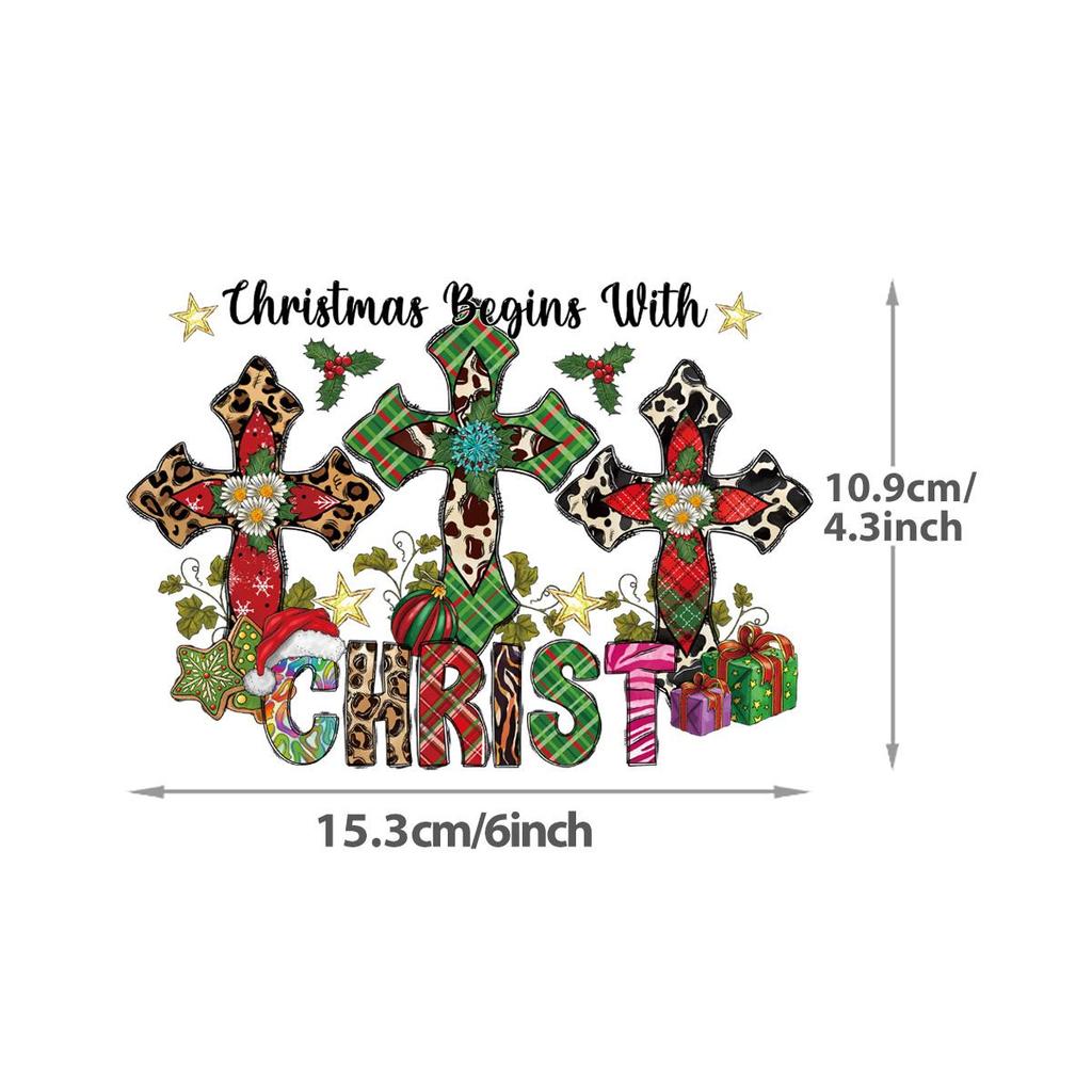 Детская одежда нашивка термонаклейка рождественский подарок ребенку наклейки толстовки топы своими руками моющийся термопресс виниловая нашивка для одежды